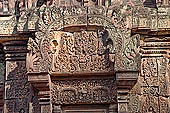 Banteay Srei temple - doors of the central buildings